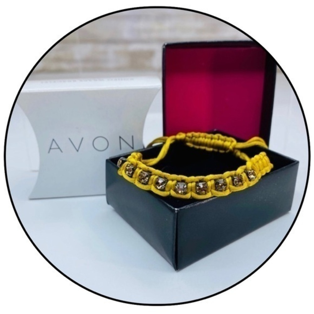 RODEO WRAPS YELLOW BRACELET- AVON